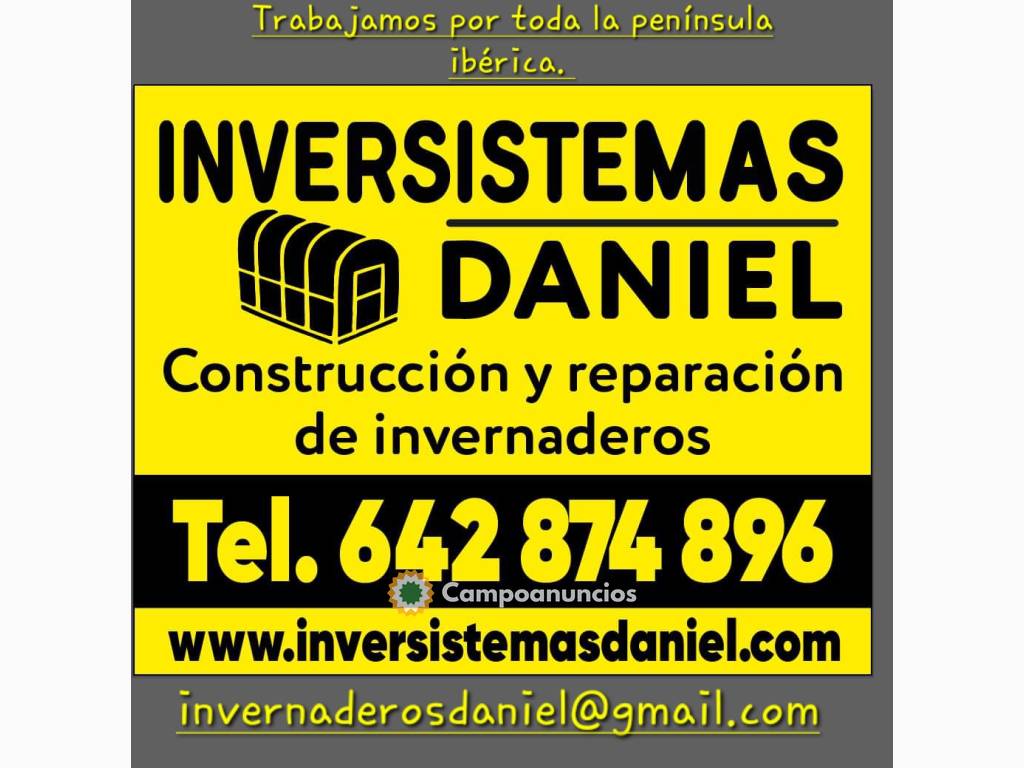 Construcción de invernaderos en valencia en Valencia