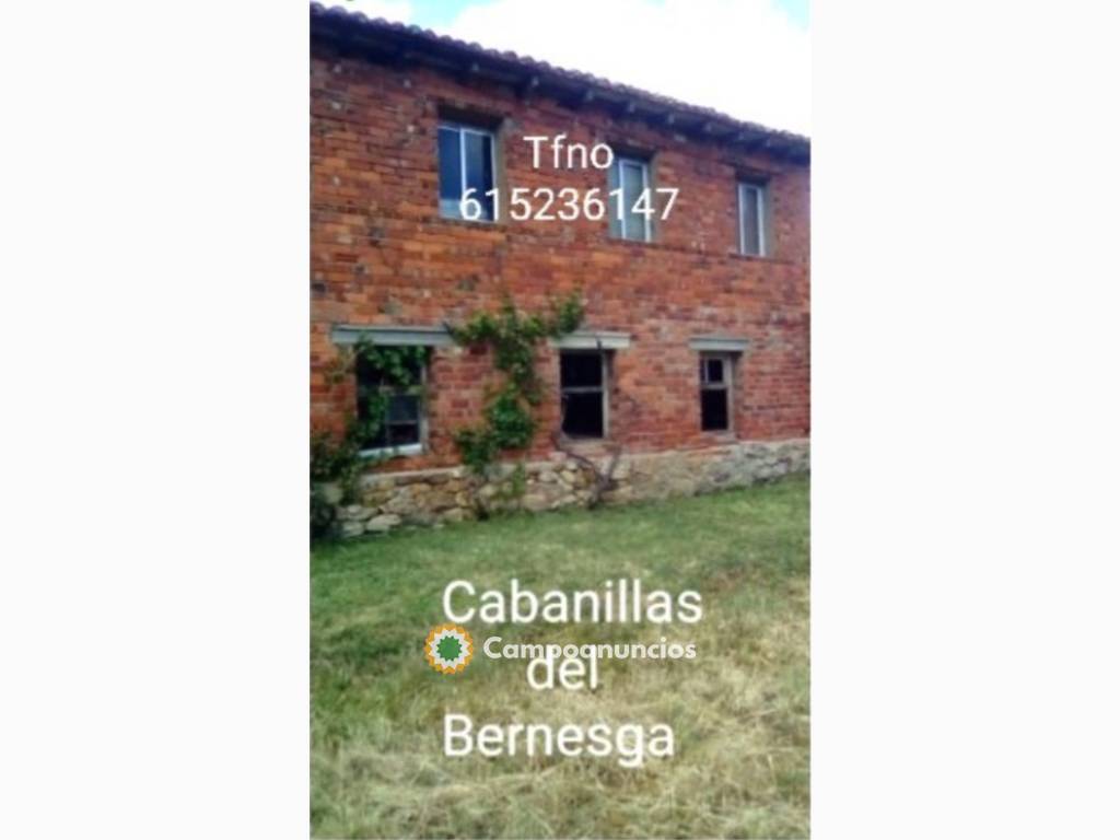 Finca con casa en Cabanillas del Bernesg en León