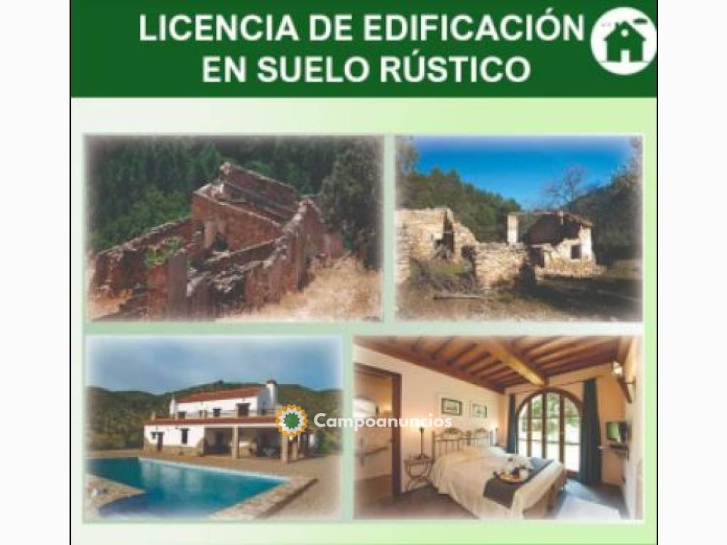 Licencia de edificación en suelo rústico en Granada