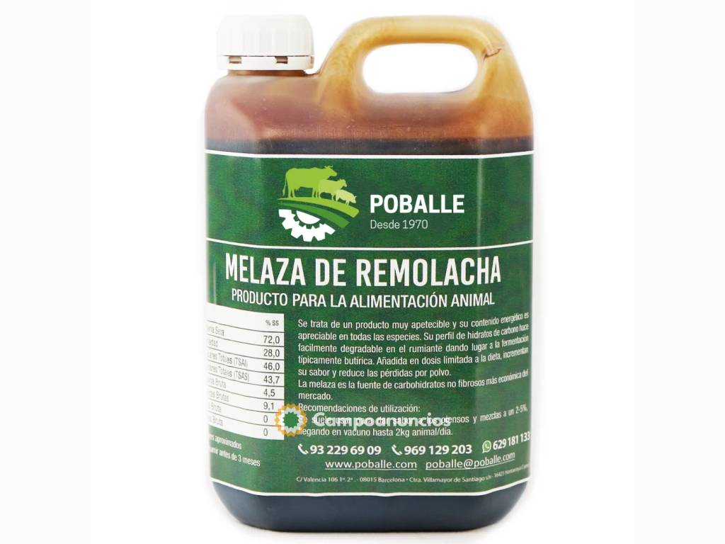 Melaza de Remolacha Garrafa 2,5KG en Barcelona