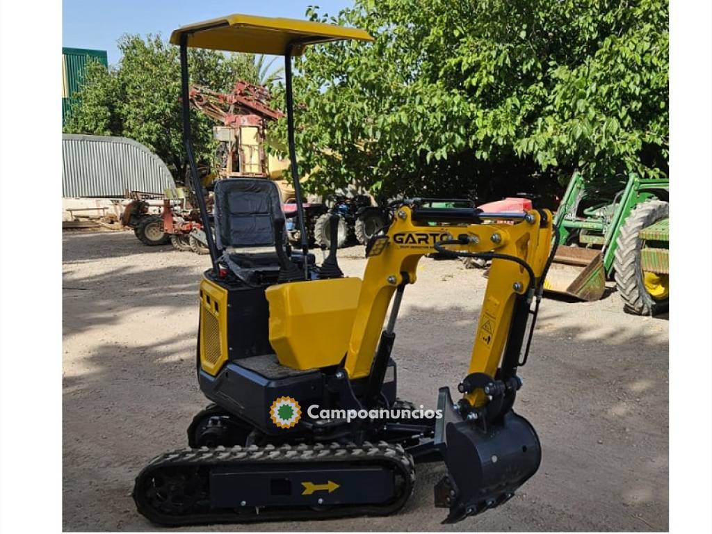 MINI EXCAVADORA GIRATORIA de 1.000 KG NU