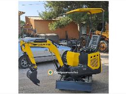 MINI EXCAVADORA GIRATORIA de 1.000 KG NU