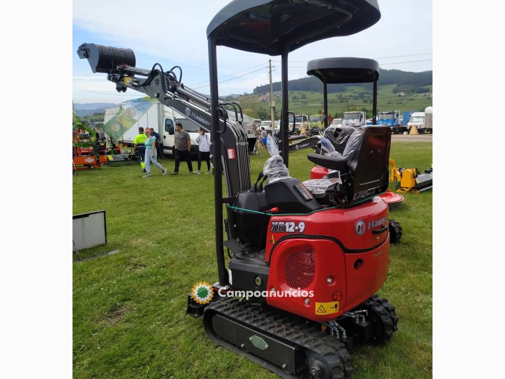 MINIEXCAVADORA HAÜSER XR12-9 1,2T MOTOR 