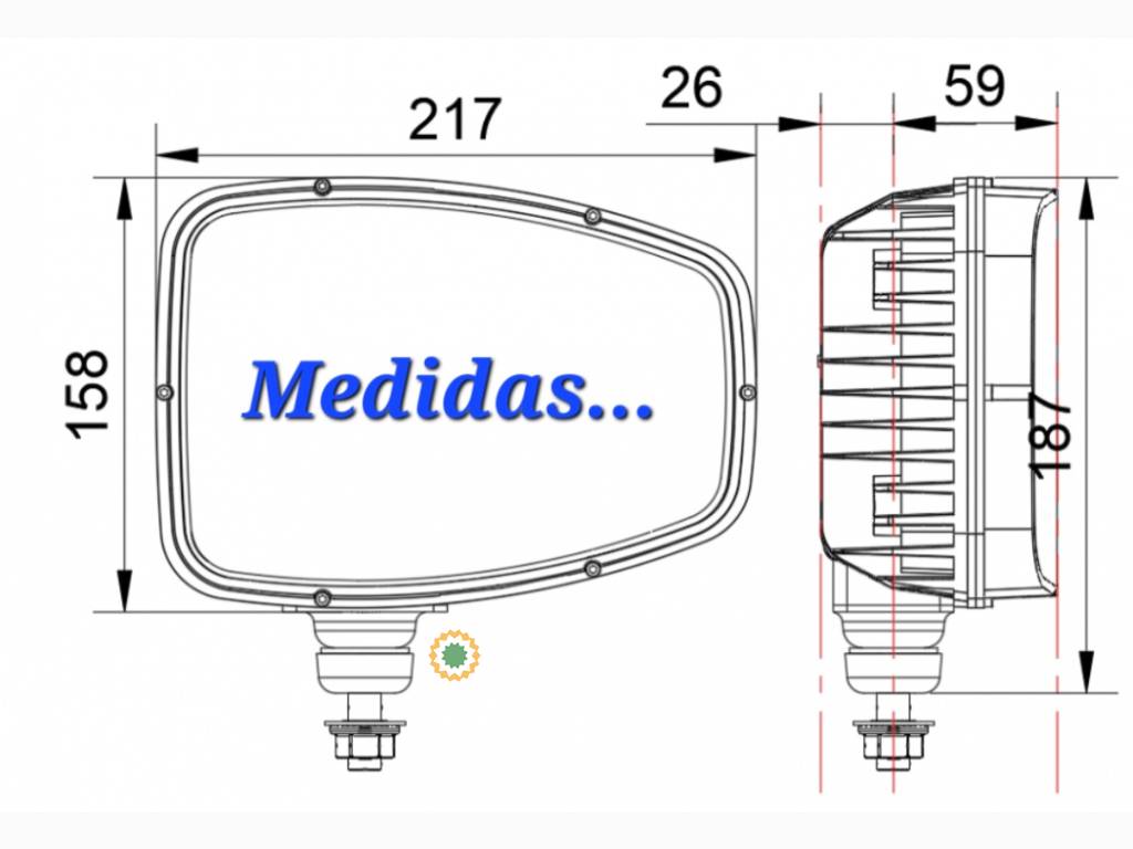 Proyector Faro Led Homologado  en León