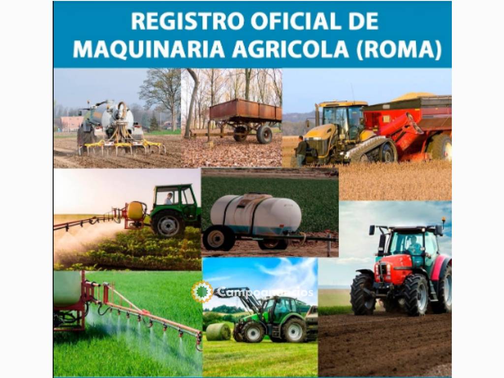 Registro oficial de maquinaria agrícola  en Granada