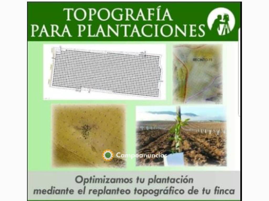 Topografía para plantaciones en Granada