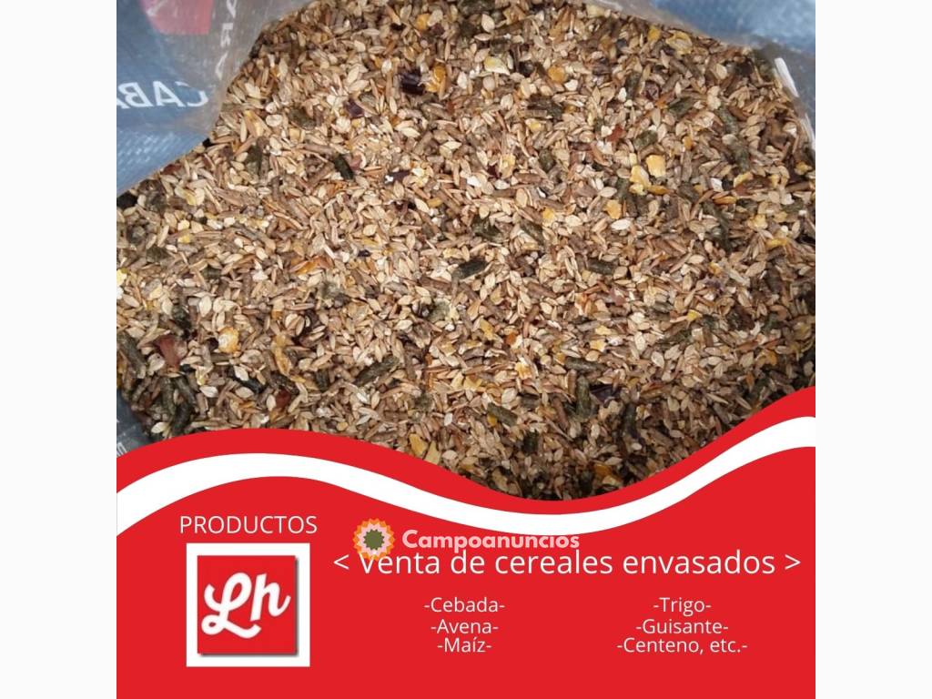 Venta de cereales para uso animal en Albacete